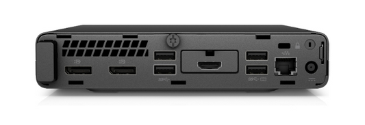 HP ProDesk 600 G4 DM Desktop Mini-PC i5-8500T@2.10GHz 8GBRAM 256GBSSD Black A+
