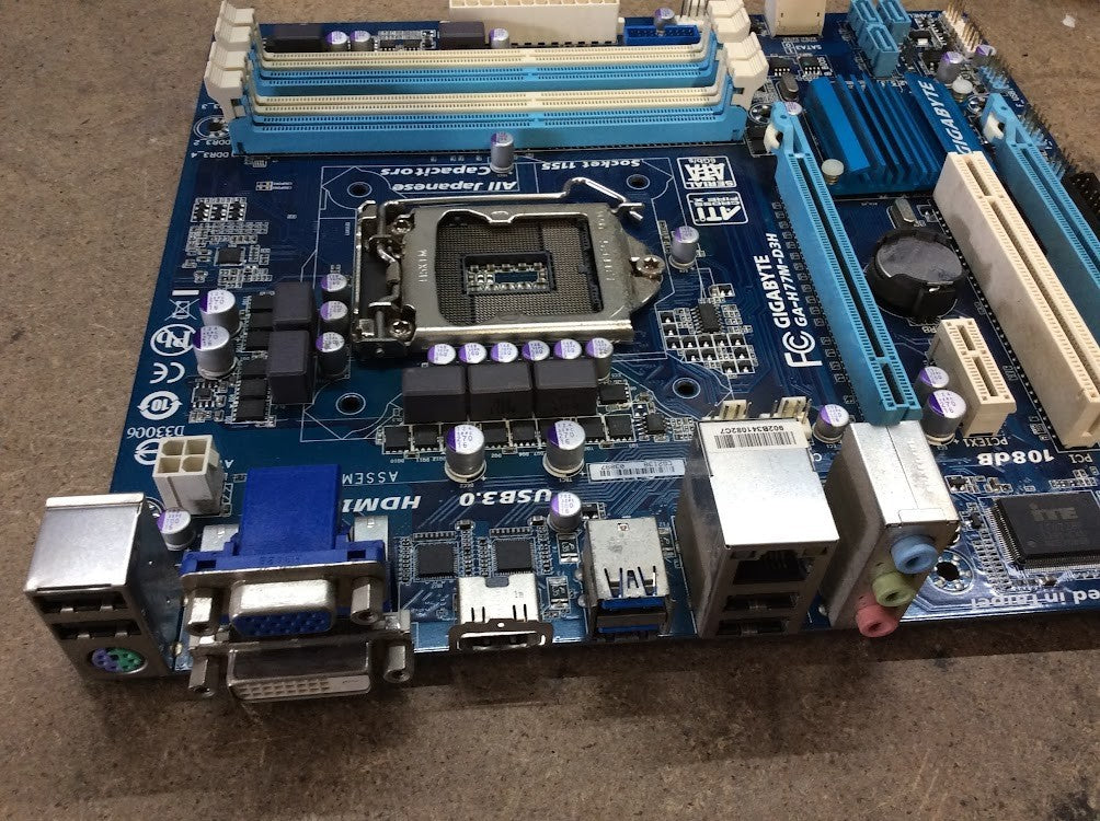 GIGABYTE GA-H77M-D3H Motherboard DDR3 microATX LGA 1155 HDMI DVI VGA Intel H77