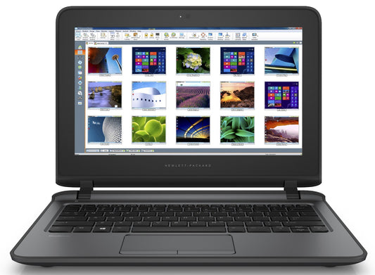 HP ProBook 11 EE G1 Laptop 11.6" i3-5005U 4GBRAM 128GB HDMI VGA Black Tested A-