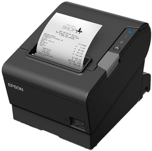 Epson TM-T88VI Monochrome Thermal Line Receipt Printer Tested Black Au Stock