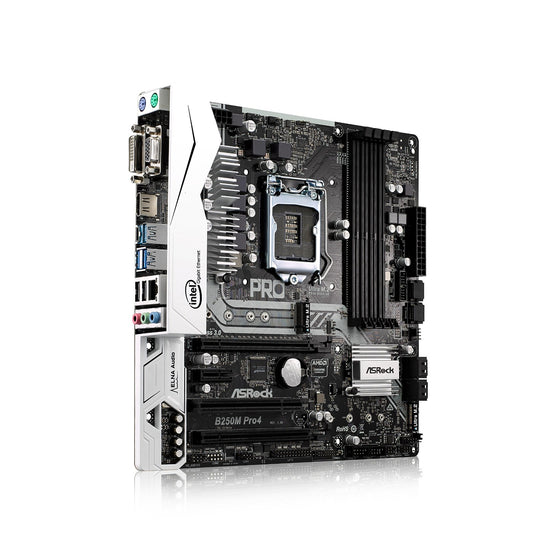 Asrock B250M Pro4 Motherboard DDR4 mATX LGA 1151 VGA DVI HDMI USB-C Intel B250