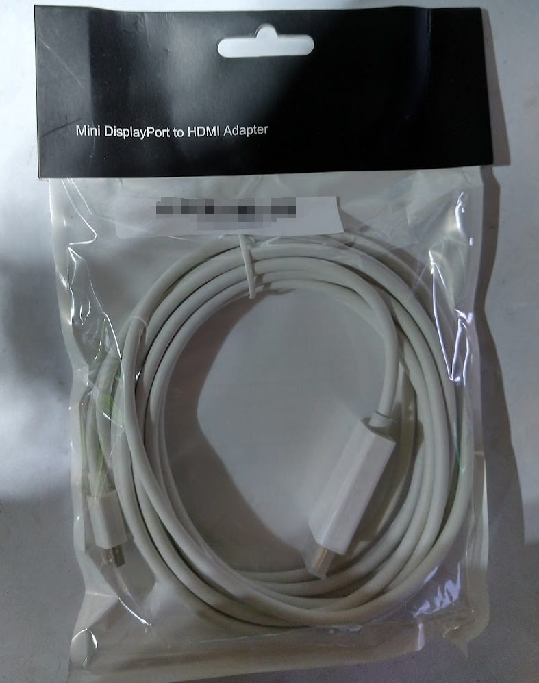 Brand New Mini DisplayPort Male to HDMI Male Adapter Cable White Au Seller