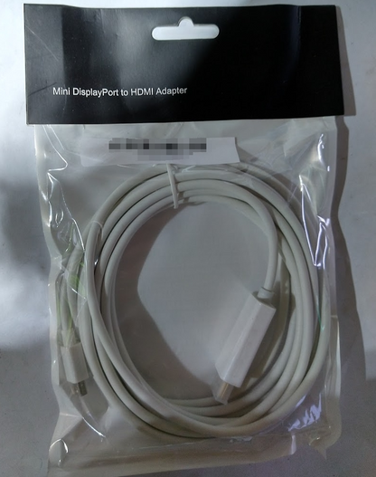 Brand New Mini DisplayPort Male to HDMI Male Adapter Cable White Au Seller