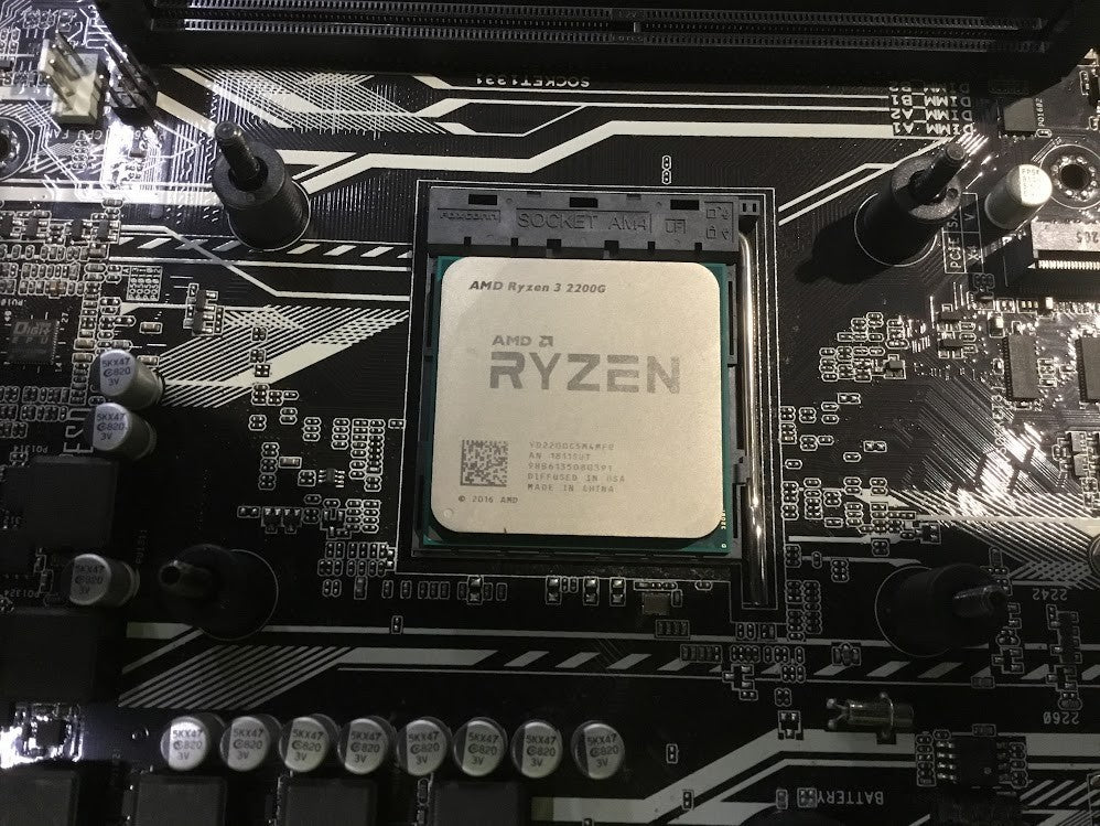 ASUS PRIME A320M-A Motherboard microATX AMD A320 DVI VGA HDMI With AMD R3 3200G