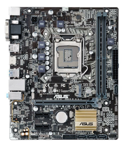 [AU] ASUS H110M-A/M.2 Motherboard microATX DDR4 LGA 1151 VGA DVI HDMI Intel H110