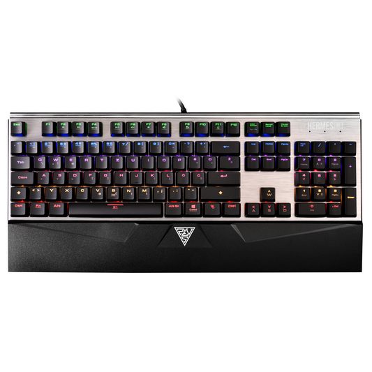 GAMDIAS HERMES M1 Gaming Mechanical Keyboard Brown 7 Color Au Seller Open Box A+