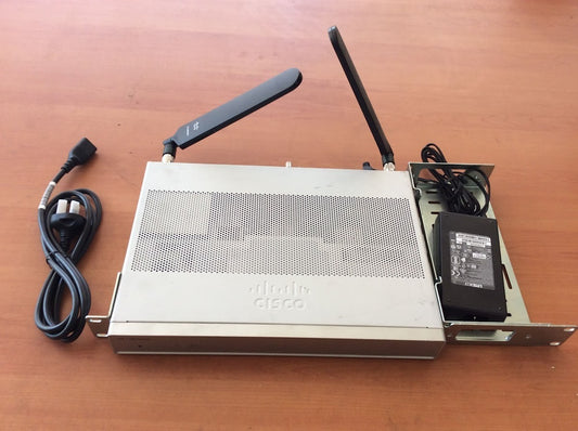 Cisco C1117-4PLTELAWZ V2 ISR 1100 Router +4G LTE Antenna Rack Mount PSU Wi-Fi