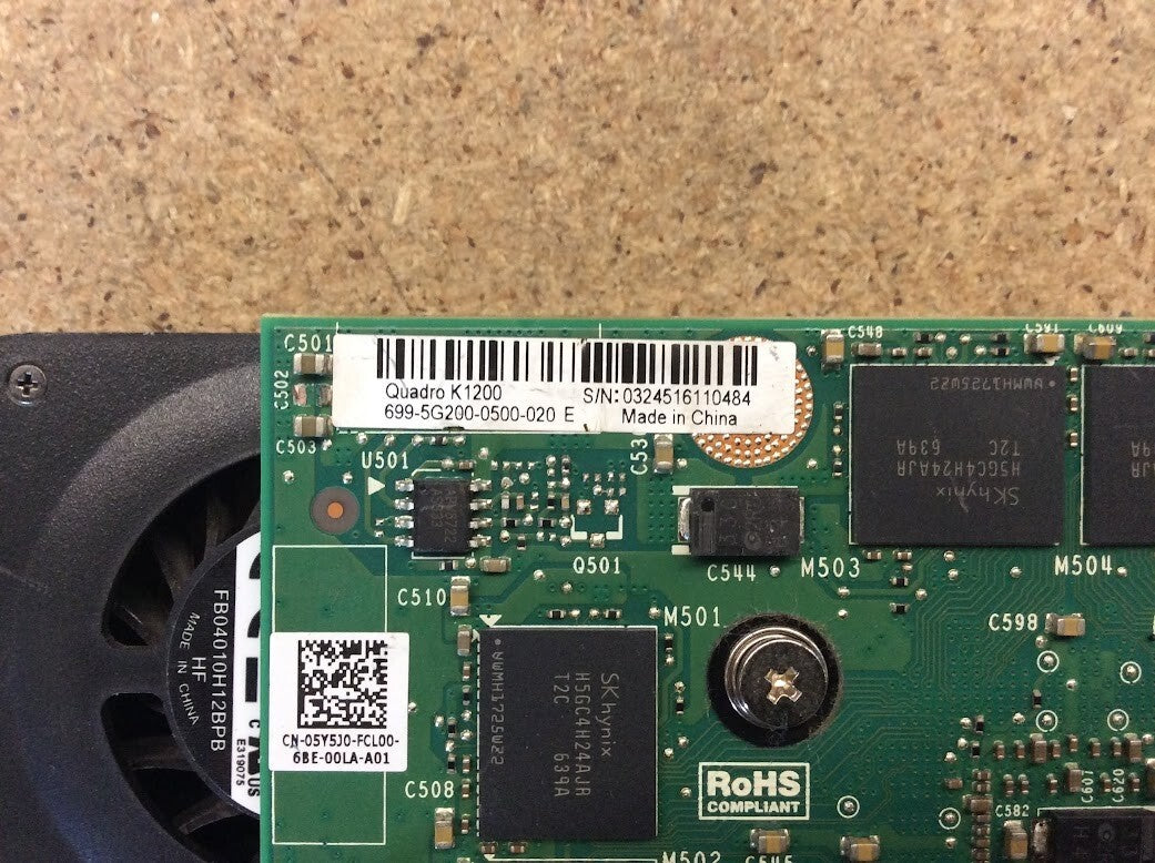 NVIDIA Quadro K1200 GDDR5 Graphics Card Mini-DisplayPort Tested Au Stock