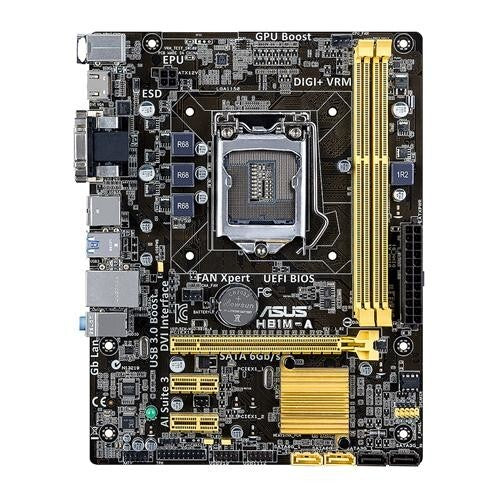 ASUS H81M-A Motherboard microATX LGA 1150 DDR3 USB3.0 VGA DVI HDMI Intel H81