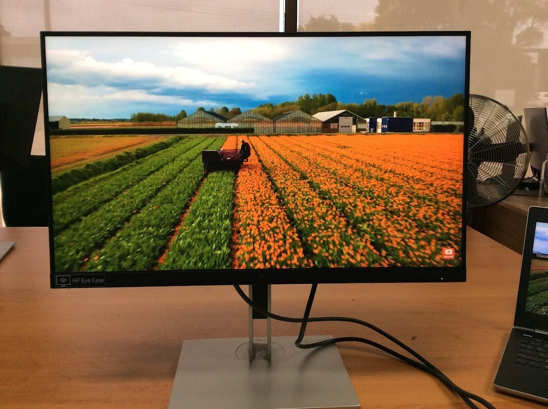 HP E24 G4 FHD Monitor 23.8 inch VGA DisplayPort HDMI Black Tested Au Seller