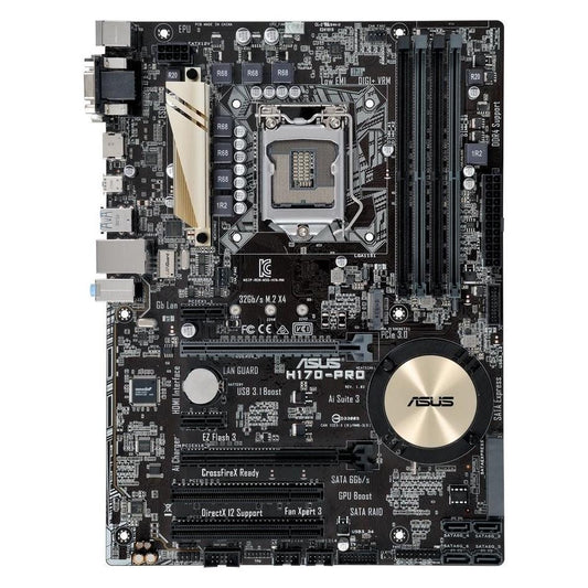 [AU] ASUS H170-PRO Motherboard DDR4 ATX LGA 1151 VGA DVI HDMI USB-C Intel H170