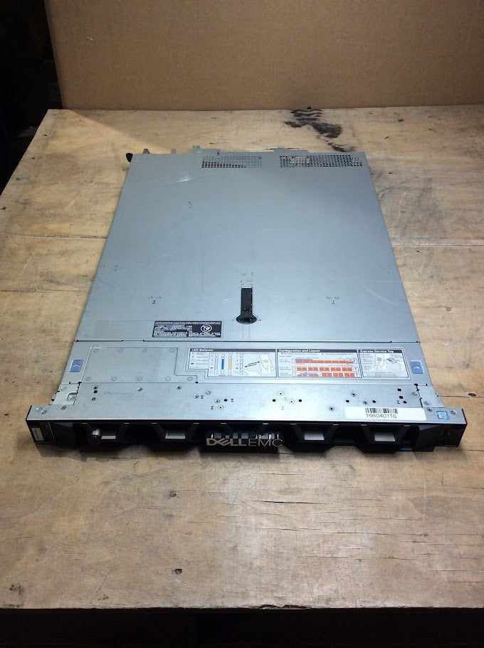 Dell PowerEdge R440 2 x Xeon Bronze 3104+2*PSU +8GB PC4+4 Ports Network Card A-
