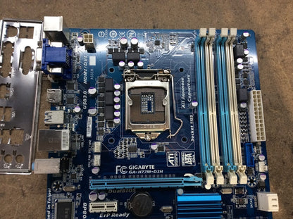 [AU]GIGABYTE GA-H77M-D3H Motherboard DDR3 mATX LGA 1155 HDMI DVI VGA Intel H77