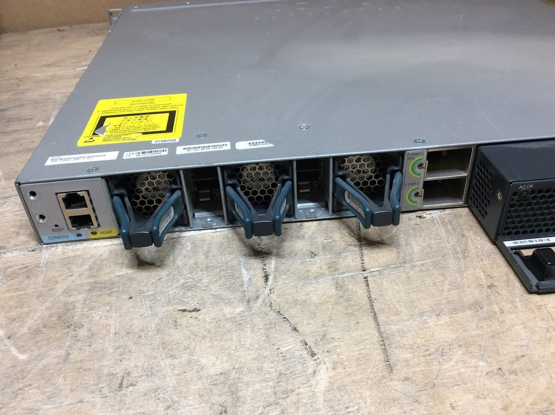 [AU Stock]Cisco Catalyst WS-C3850-48F-L 48 Port PoE+ Switch w/Dual Power PSU A-