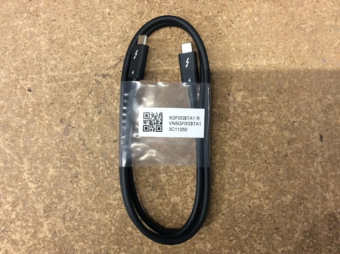 Thunderbolt 4 Type-C Cable (Passive) 5GF0G-TA1-3C1 1M Black Au Seller