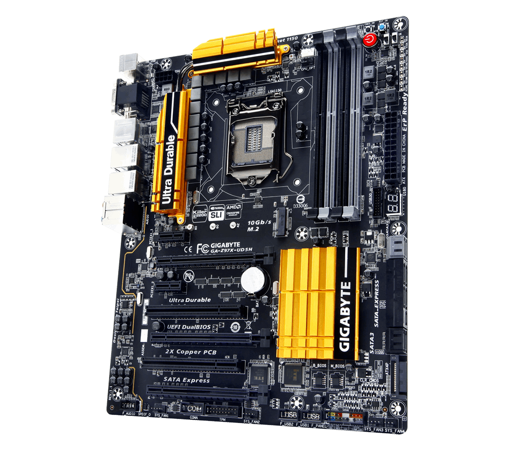 GIGABYTE GA-Z97X-UD5H Motherboard DDR3 ATX LGA 1150 DVI VGA HDMI Intel Z97 [AU]