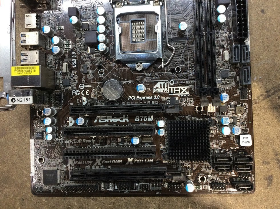 [AU Seller]Asrock B75M Motherboard DDR3 MicroATX LGA 1155 VGA DVI HDMI Intel B75