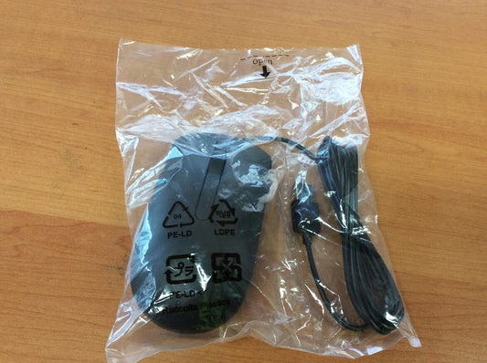 DELL MS116T1 Optical Wired Mouse USB Wheel Scroll Black Tested Au Seller