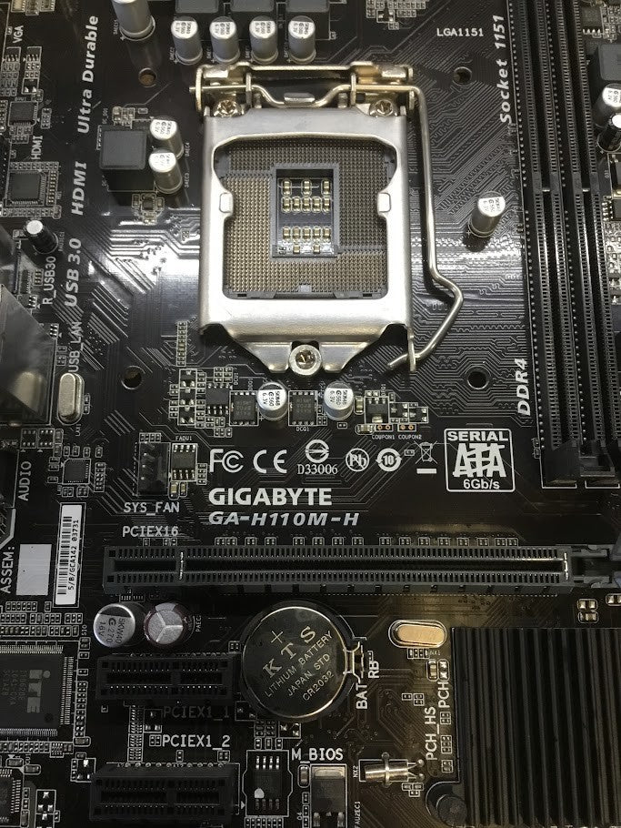 [AU Seller]GIGABYTE GA-H110M-H Motherboard microATX LGA 1151 VGA HDMI Intel H110