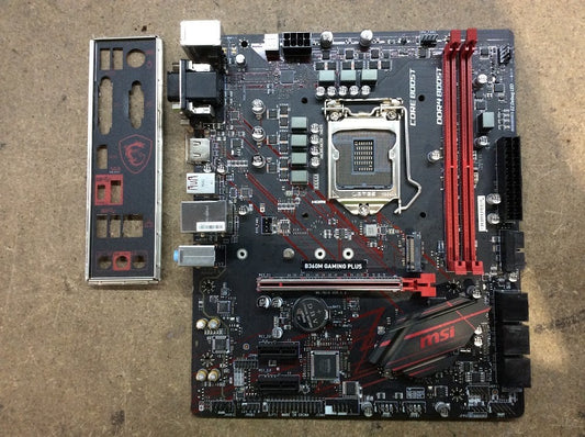 MSI B360M GAMING PLUS Motherboard DDR4 mATX LGA 1151 VGA HDMI USB-C Intel B360