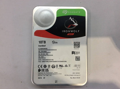 Seagate IronWolf 3.5" 10TB Internal Hard Disk HDD SATA 7200RPM ST10000VN0008