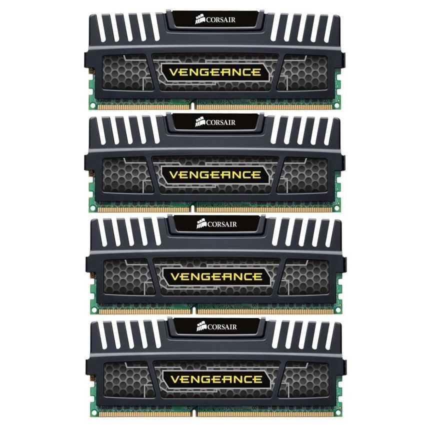 Corsair CMZ32GX3M4X1600C10 Vengeance 32GB (4 x 8GB) Desktop Memory Au Seller