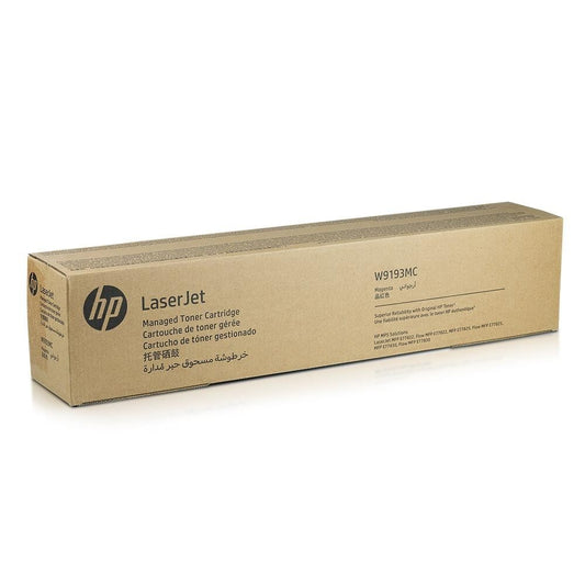 New HP LaserJet W9193MC Magenta Managed Toner Container For E77822/E77825/E77830