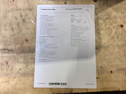 [AU] HP LaserJet E52645 All-In-One Mono Multifunction Laser Printer w/Toner A-
