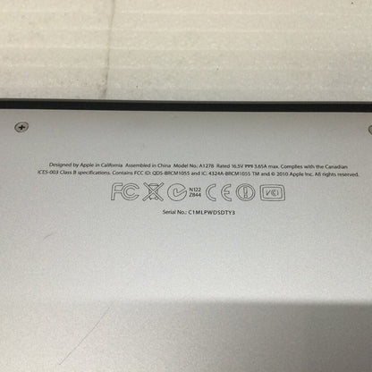 Apple MacBook Pro A1278 Laptop 13.3in i5-3210M 4GBRAM 500GB Silver EMC2554 A-