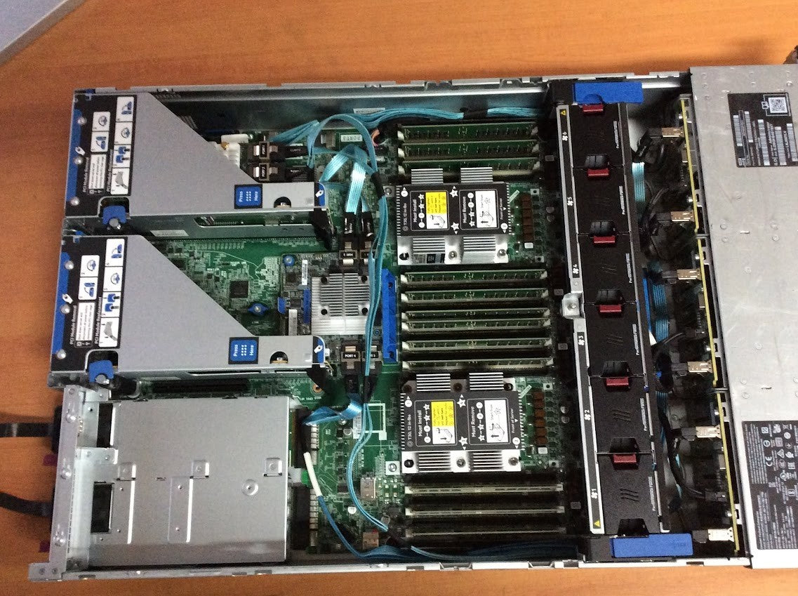 HP Proliant DL380 Gen10 Rack Server 2 x Gold 5120@2.2GHz 192GBRAM 4x1.2TBHDD A-