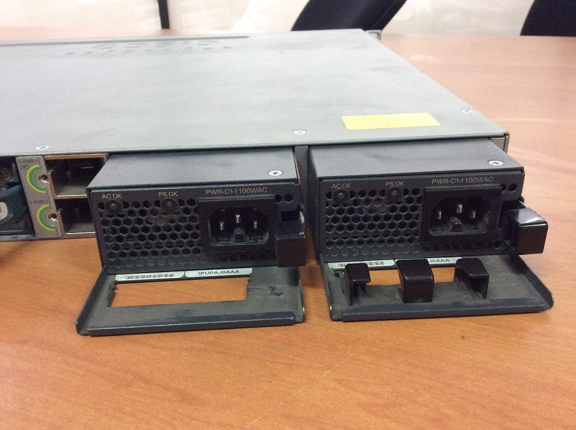 [AU Stock]Cisco Catalyst WS-C3850-48F-S V05 48 Port PoE Switch+Dual Power PSU A-