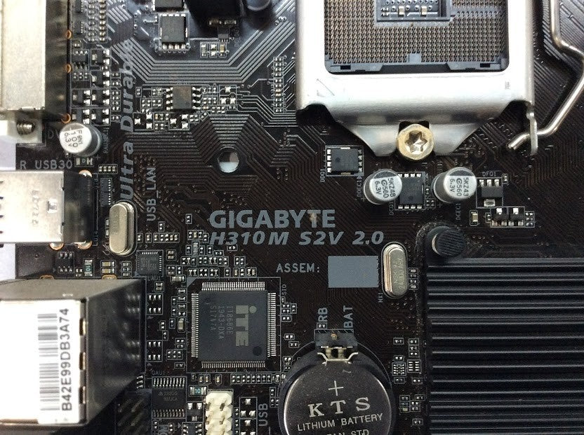 GIGABYTE H310M S2V 2.0 Motherboard micro ATX DDR4 LGA 1151 VGA DVI Intel H310
