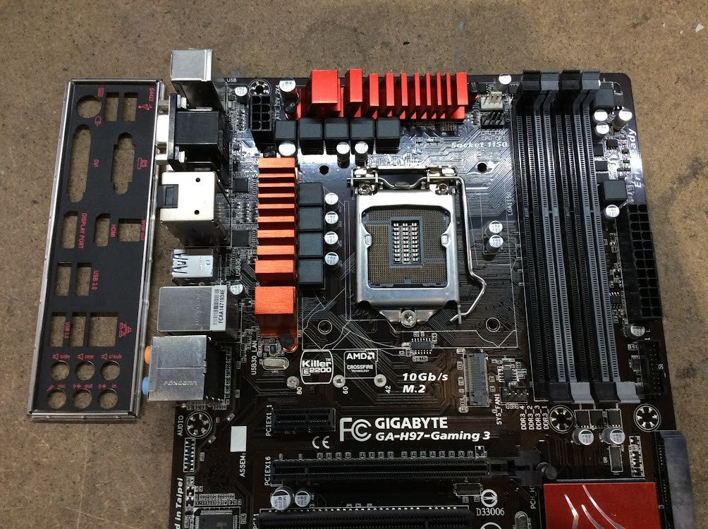 GIGABYTE GA-H97-Gaming 3 Motherboard ATX DDR3 LGA 1150 DP HDMI VGA DVI Intel H97