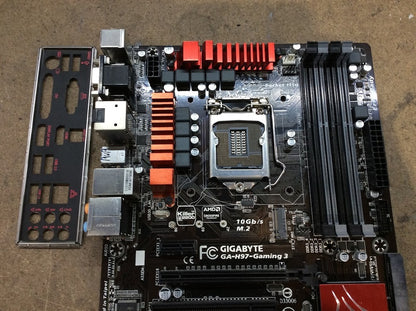 GIGABYTE GA-H97-Gaming 3 Motherboard ATX DDR3 LGA 1150 DP HDMI VGA DVI Intel H97