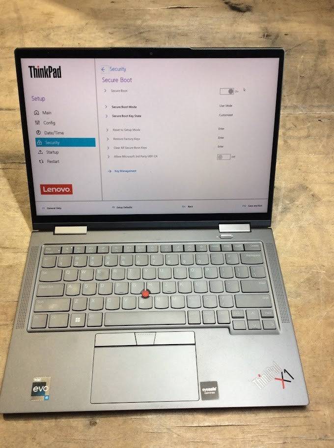 Lenovo ThinkPad X1 Yoga Gen 7 Laptop 14" i5-1235U 16GBRAM 256GBSSD HDMI Win11 A-