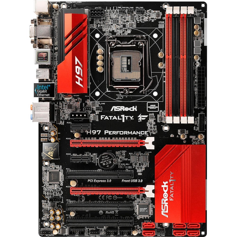 Asrock Fatal1ty H97 Performance Motherboard ATX LGA 1150 DVI VGA HDMI Intel H97