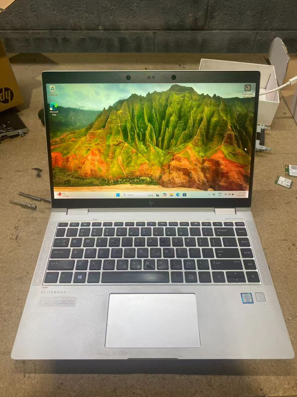 HP EliteBook x360 1040 G5 Laptop 14" i7-8650U@1.90GHz 16G 512GBSSD touch WIn11A-