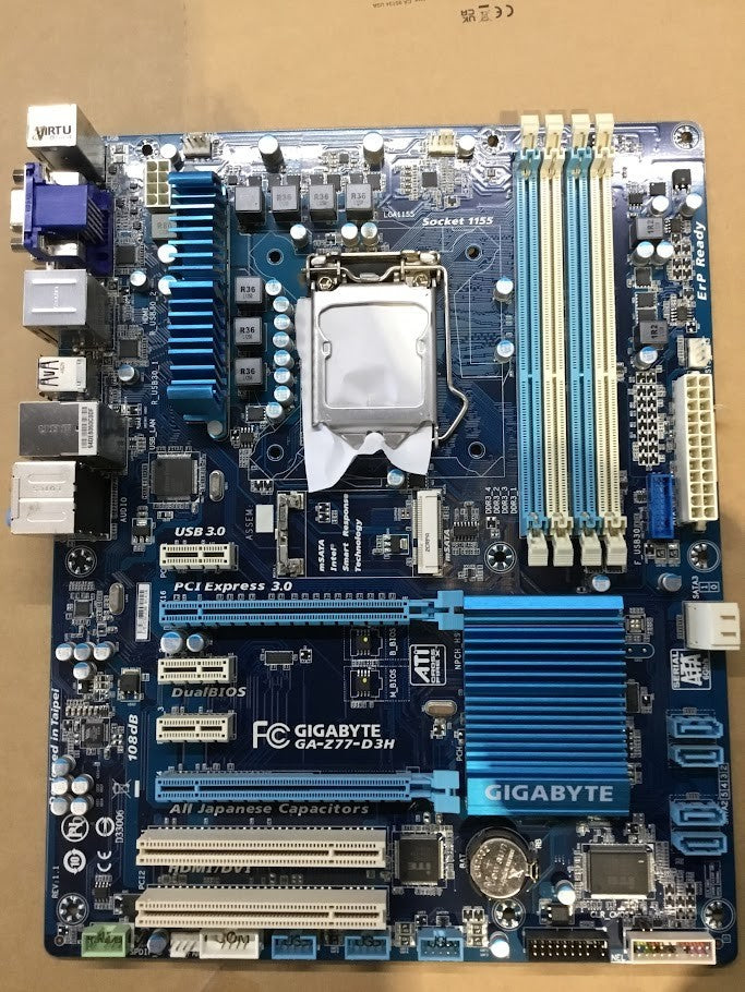 GIGABYTE GA-Z77 Motherboard ATX DDR3 LGA 1155 HDMI DVI VGA Intel Z77 Au Seller