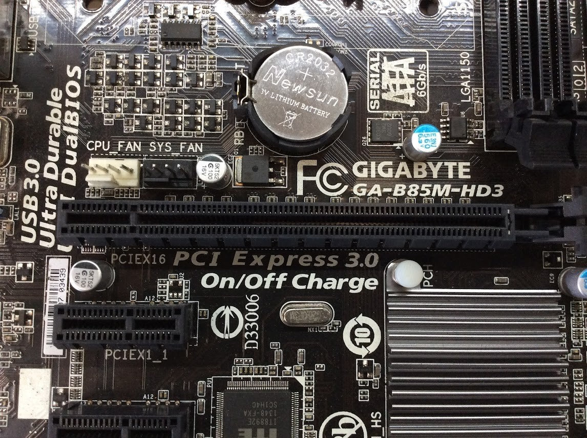 GIGABYTE GA-B85M-HD3 Motherboard miniATX DDR3 LGA 1150 HDMI VGA Intel H85 [AU]