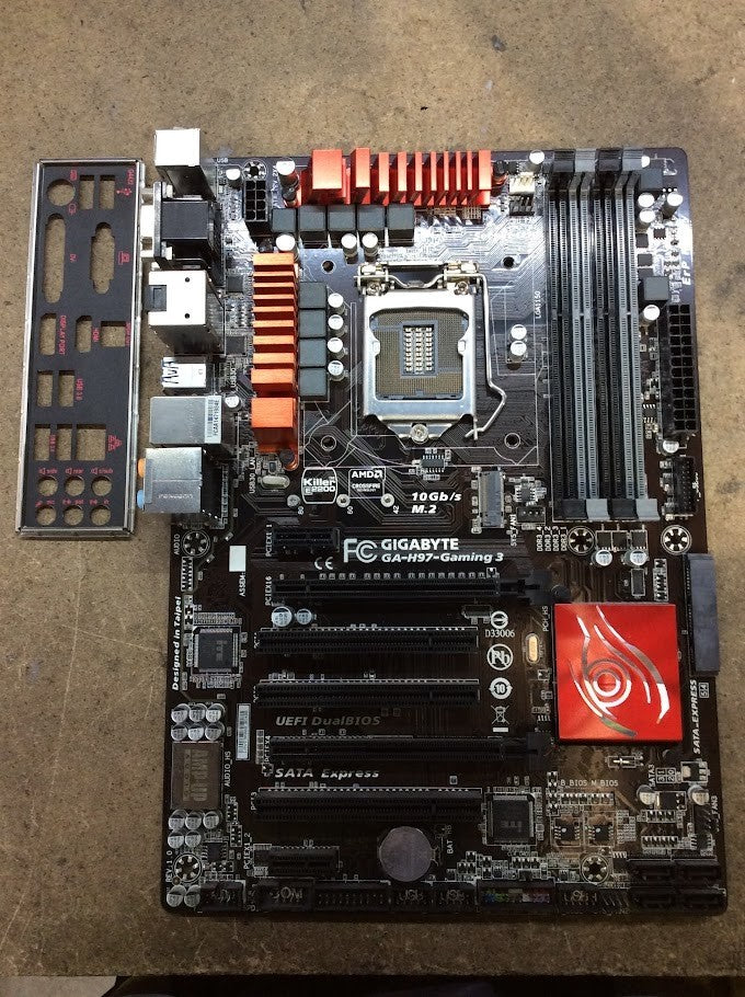 GIGABYTE GA-H97-Gaming 3 Motherboard ATX DDR3 LGA 1150 DP HDMI VGA DVI Intel H97