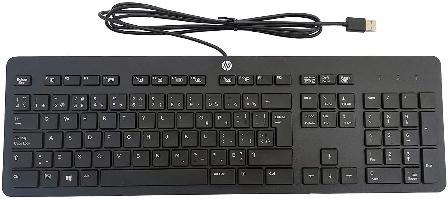 HP KU-1469 Business USB Slim Style With numeric enhanced keyboard Black Au Stock