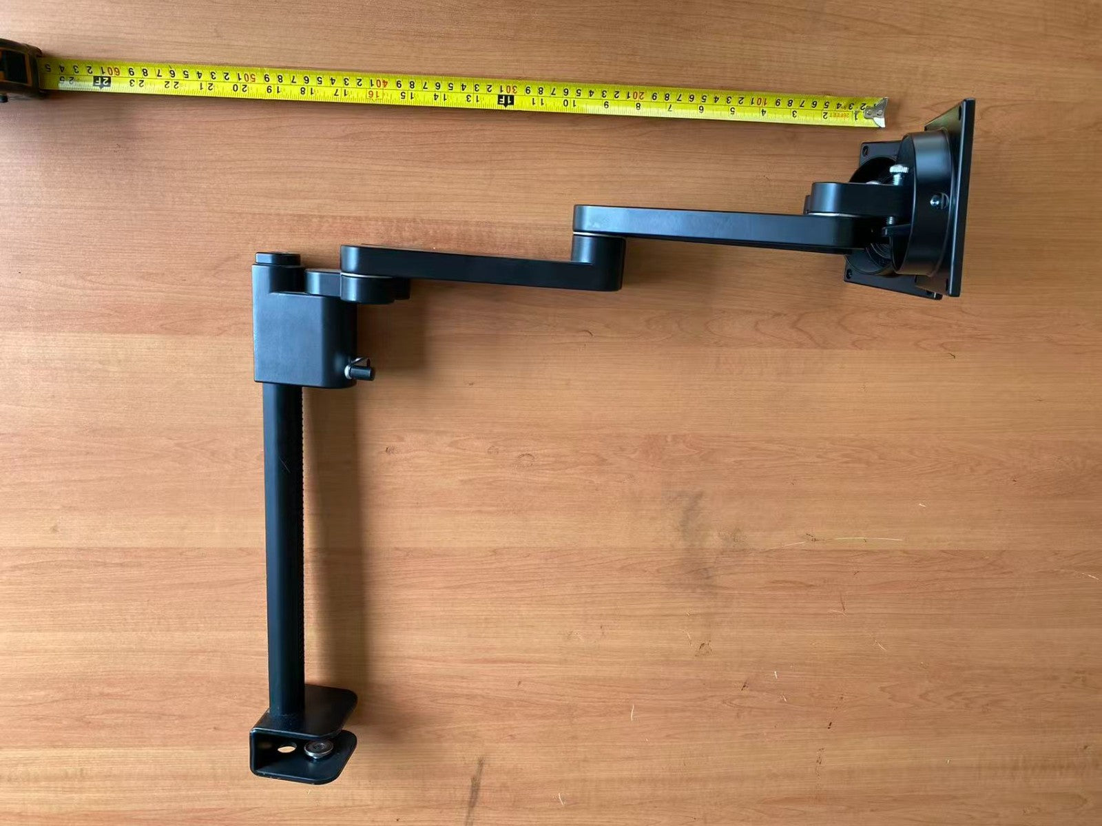 Dual Monitor Stand Adjustable Desk Mount Arm 90cm Extension for LED LCD Screens