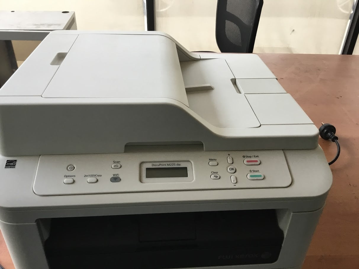 Fuji Xerox DocuPrint M225 dw A4 Monochrome Laser Multifunction Printer - White