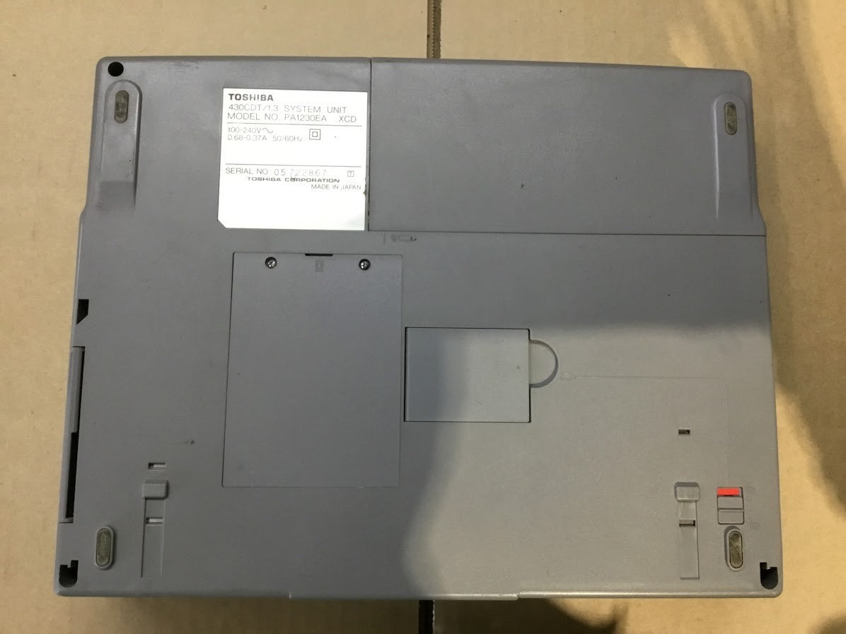 Toshiba Satellite Pro 430CDT Laptop 12.1" Unknown CPU NO HDD VGA Au Seller A-
