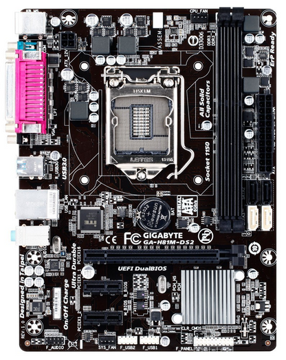GIGABYTE GA-H81M-DS2 Motherboard micro ATX DDR3 LGA 1150 VGA Intel H81 [AU]