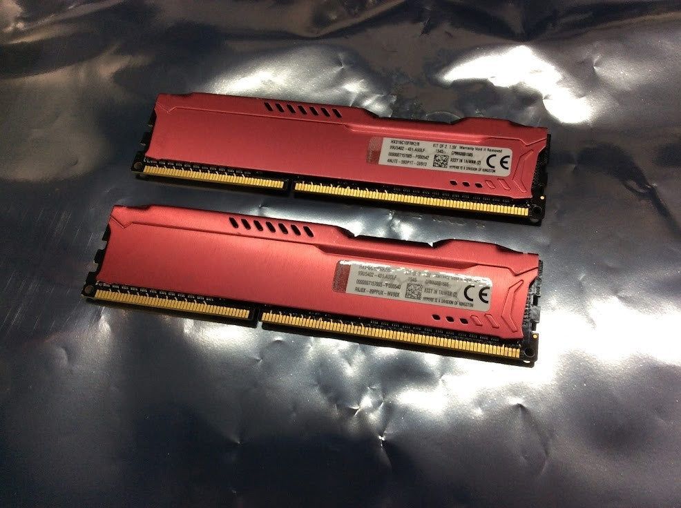 Kingston HyperX FURY HX316C10FRK2/8 Desktop Memory KIT OF 2 - Red [AU Seller]
