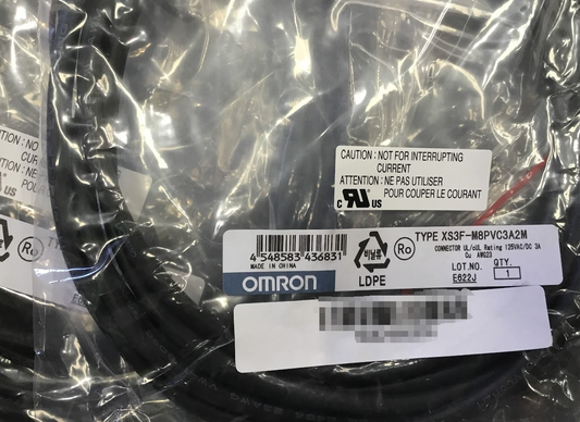 Brand New XS3F-M8PVC3A2M Proximity Sensor Cable Black Au Seller