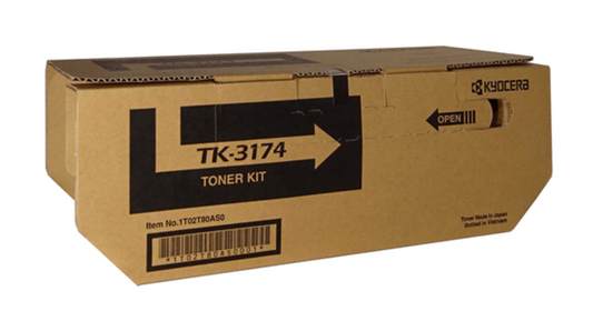 Opened Kyocera Model TK-3174 Black Toner Kit For 3050/3150 Au Seller