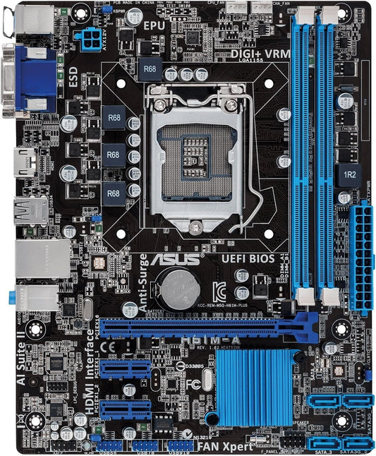 [AU Seller]ASUS H61M-A Motherboard microATX LGA 1155 DDR3 DVI VGA HDMI Intel H61