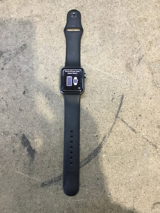Apple Watch Series 2 38mm Smartwatch Ceramic Black Aluminium Cas Au Seller A-